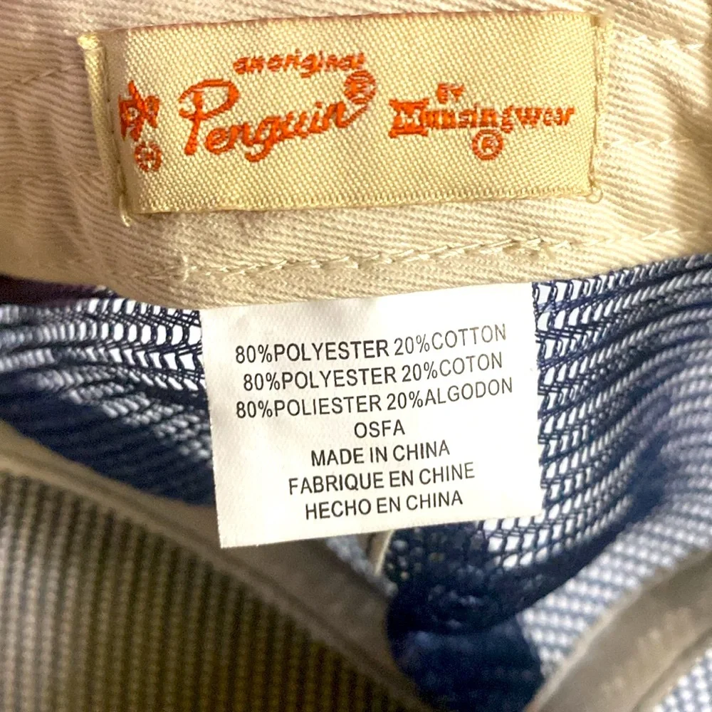 Original Penguin SnapBack Hat, Cap, Blue Sky, Palm trees, Novelty, OS, NWOT - Picture 7 of 13